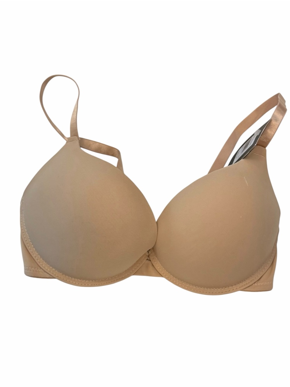 Nude Micro Push Up Bra Women's Size 32D NEW Krystal Frederick's of Hollywood